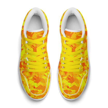 yellow-crystal-low-top-leder-sneaker-fur-damen-sneaker-jlr-design-46089 - JLR Design