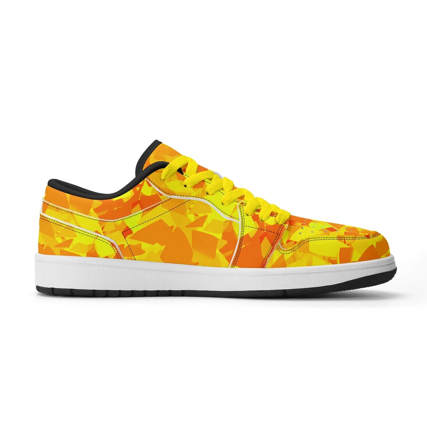 yellow-crystal-low-top-leder-sneaker-fur-herren-sneaker-jlr-design-94371 - JLR Design