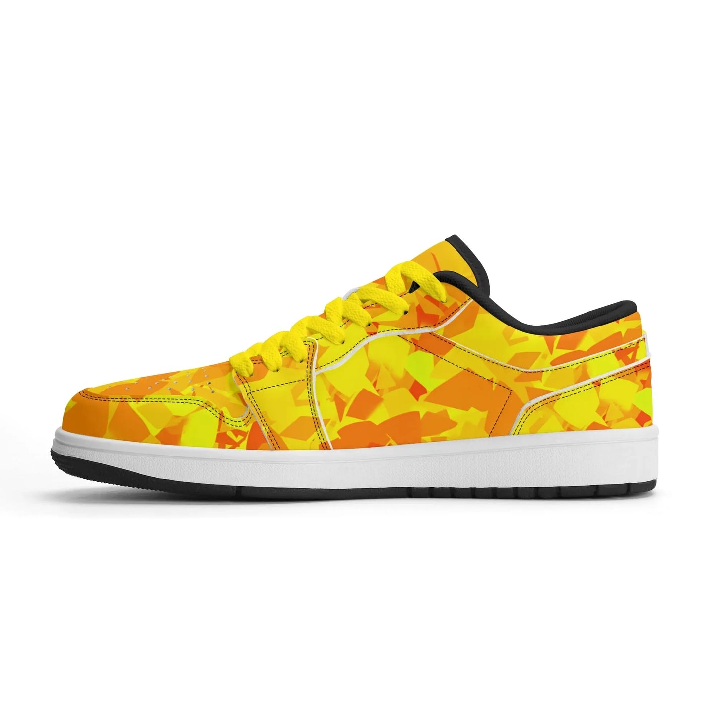 yellow-crystal-low-top-leder-sneaker-fur-herren-sneaker-jlr-design-10701 - JLR Design