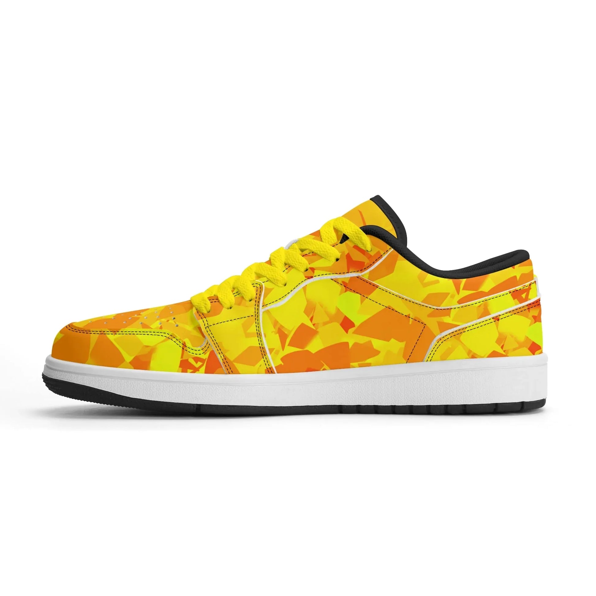 yellow-crystal-low-top-leder-sneaker-fur-herren-sneaker-jlr-design-10701 - JLR Design