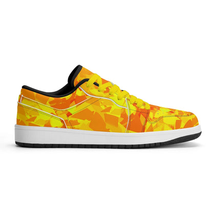yellow-crystal-low-top-leder-sneaker-fur-herren-sneaker-jlr-design-62270 - JLR Design