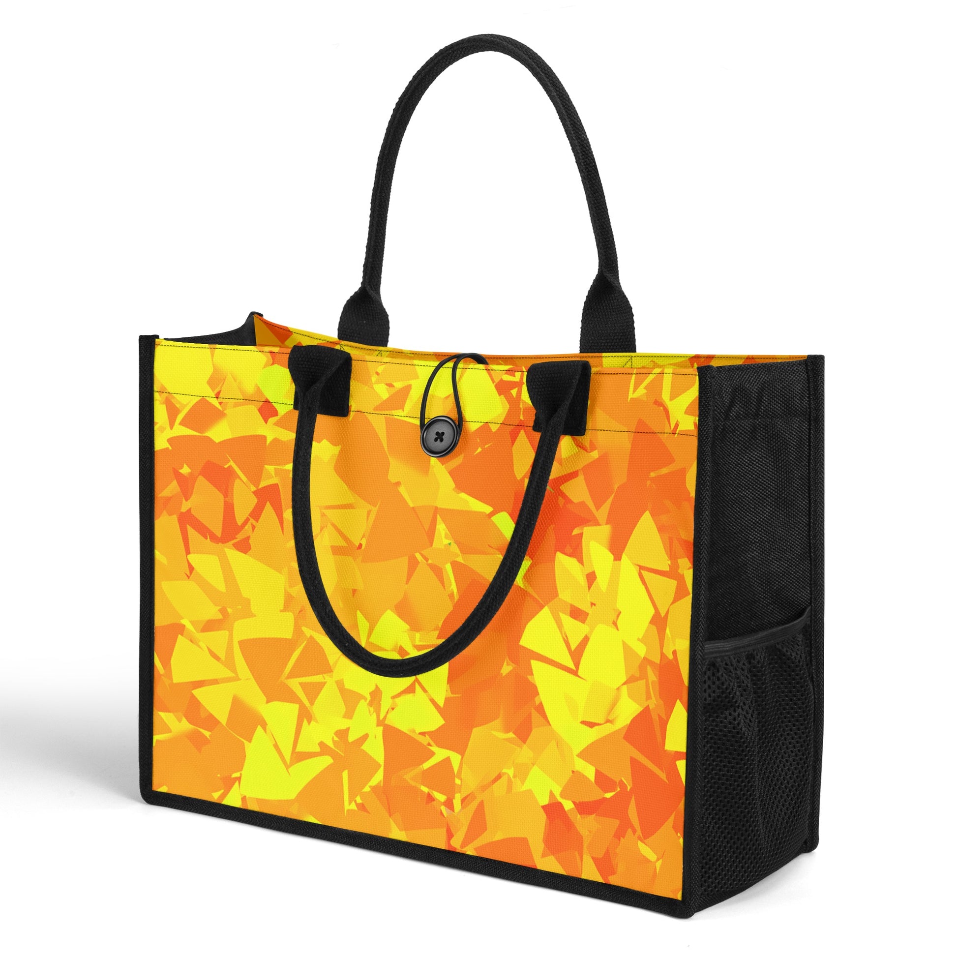 Yellow Crystal Premium Canvas Shopper Tasche Tragetasche JLR Design