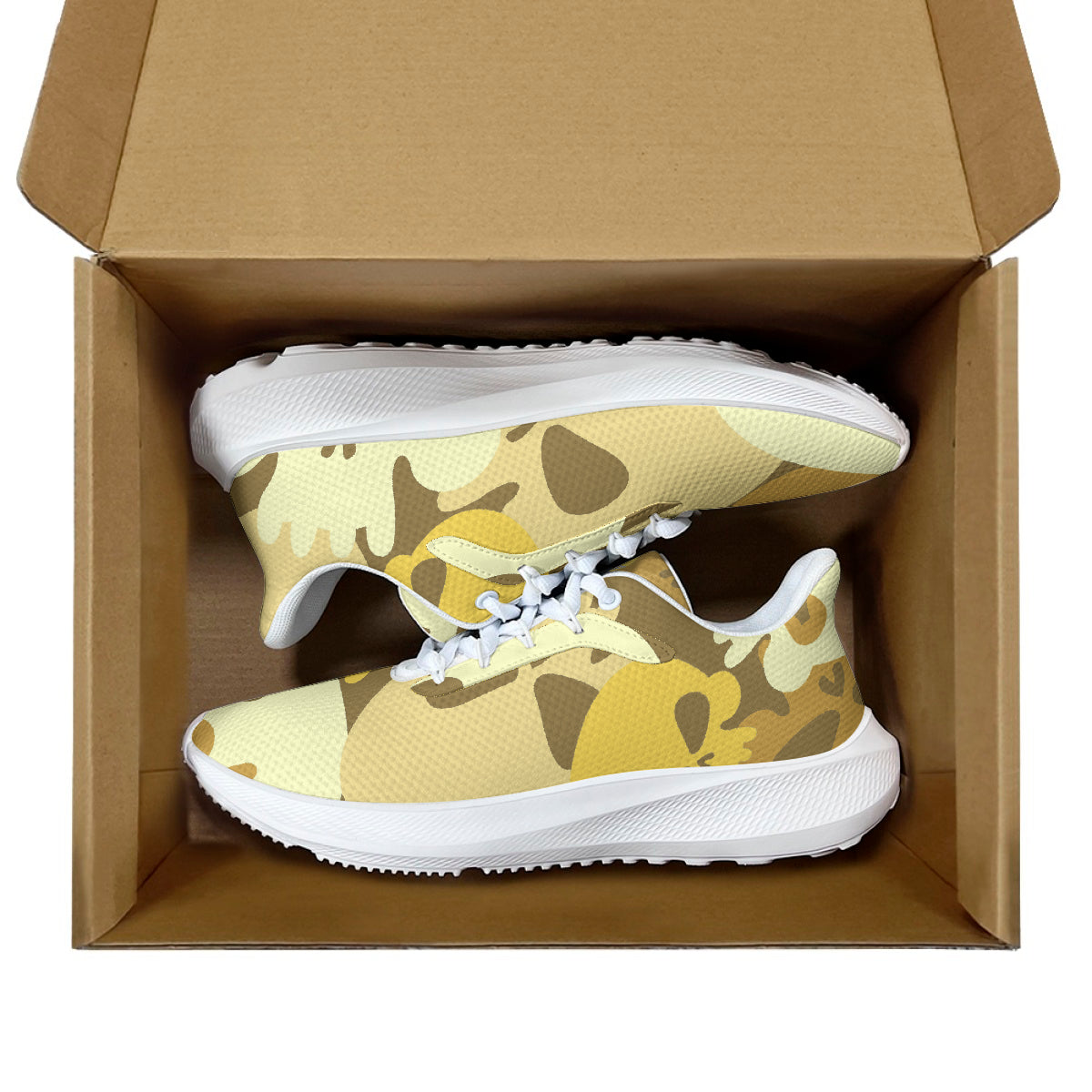 Yellow Skull AeroWave Performance Laufschuhe Sneakers JLR Design