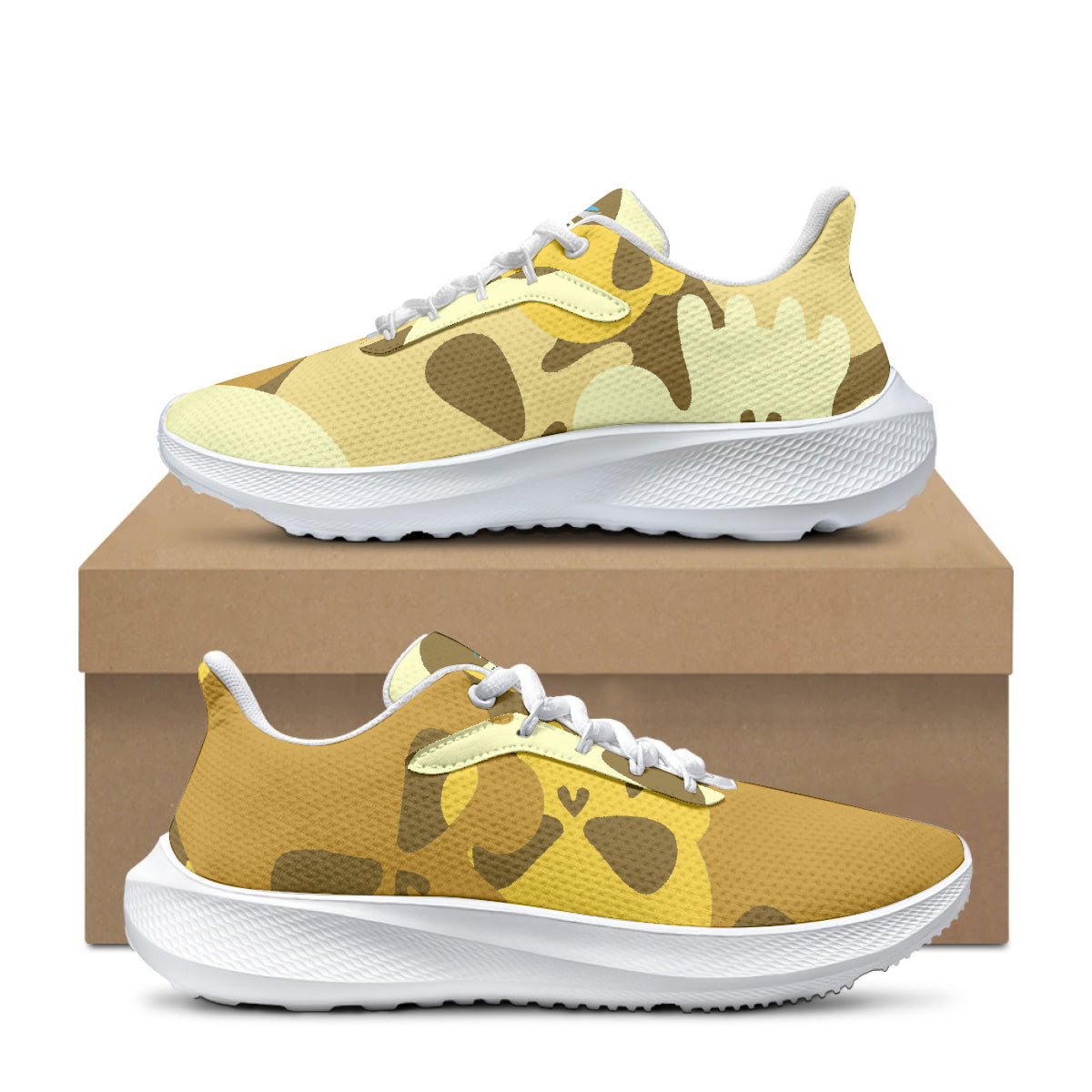 Yellow Skull AeroWave Performance Laufschuhe Sneakers JLR Design
