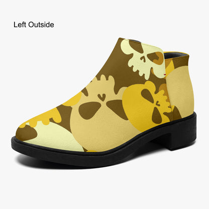 Yellow Skull elegante Reißverschluss-Stiefeletten Stiefeletten JLR Design