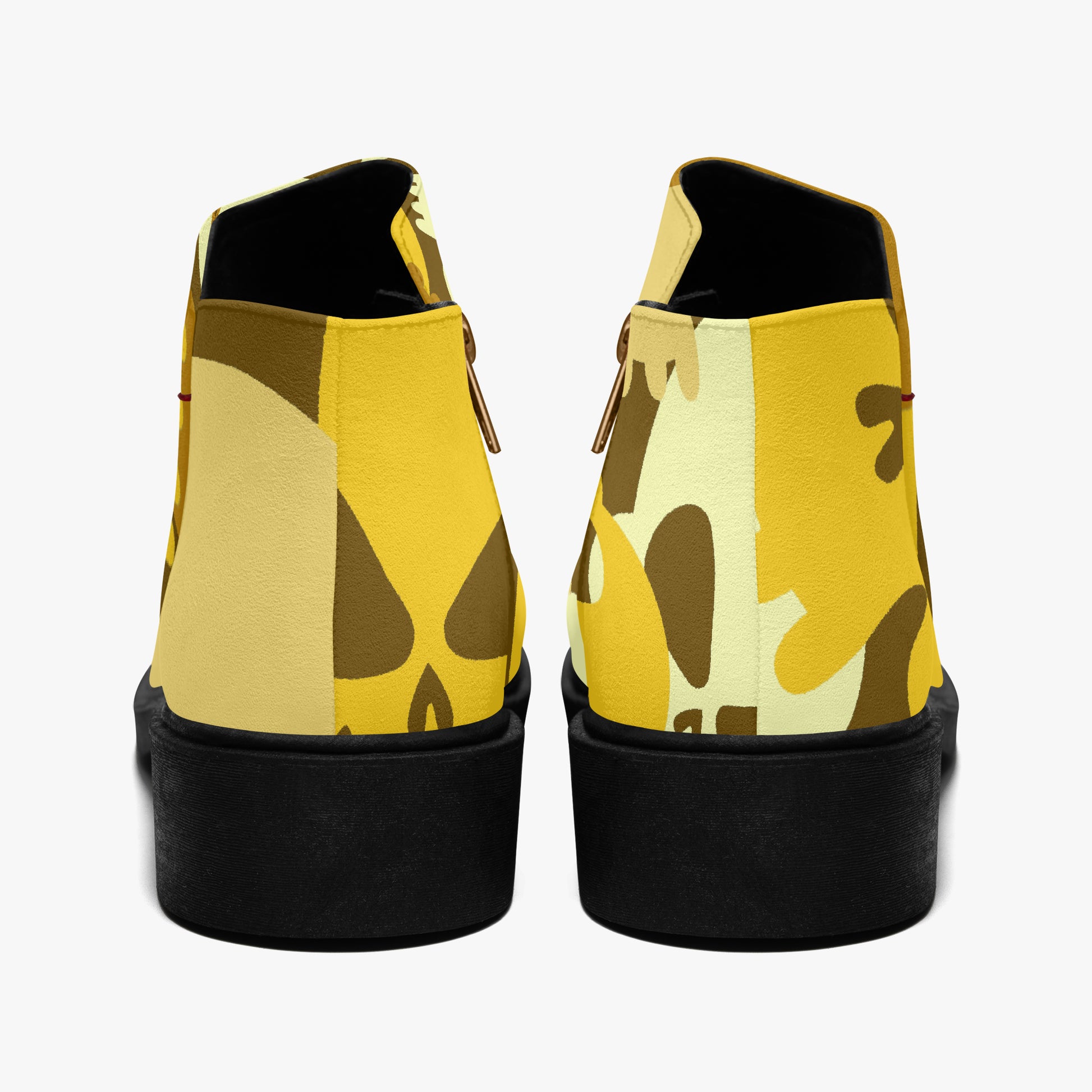 Yellow Skull elegante Reißverschluss-Stiefeletten Stiefeletten JLR Design