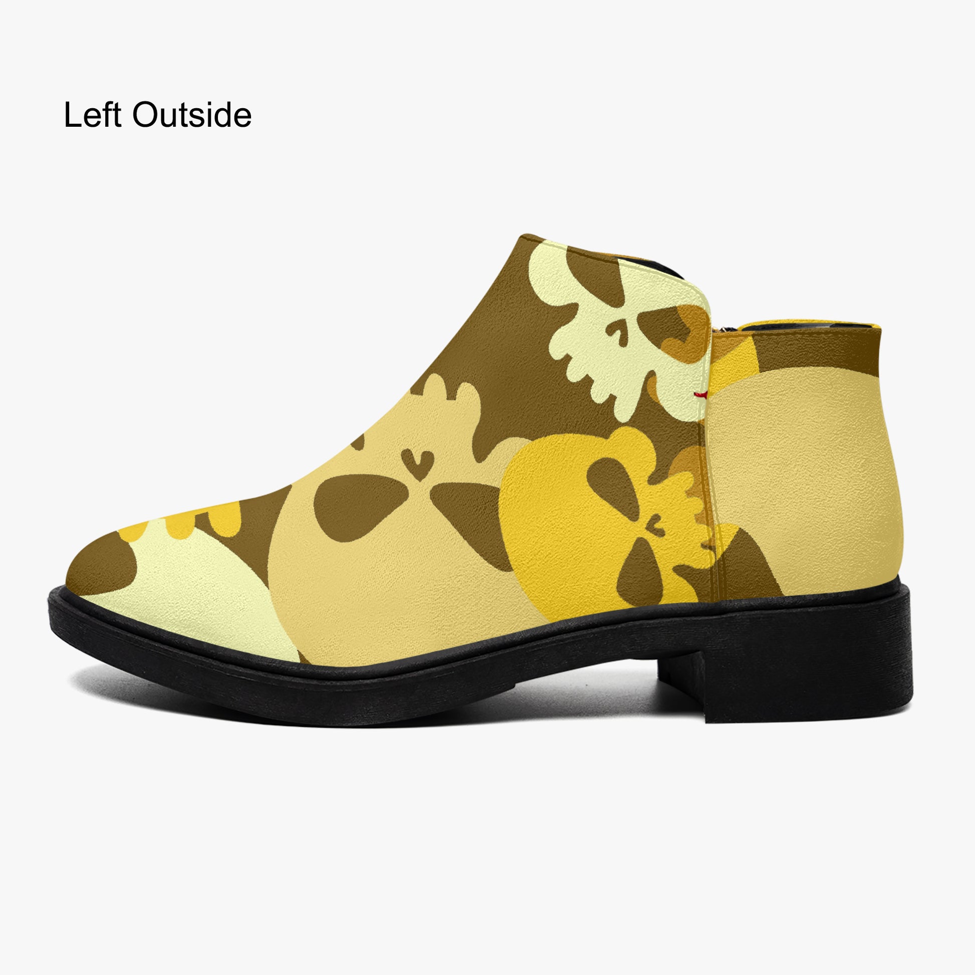 Yellow Skull elegante Reißverschluss-Stiefeletten Stiefeletten JLR Design