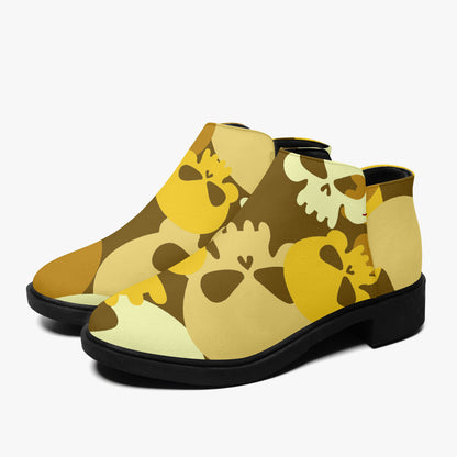 Yellow Skull elegante Reißverschluss-Stiefeletten Stiefeletten JLR Design
