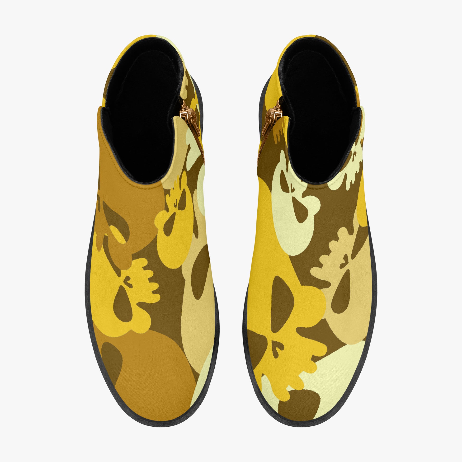 Yellow Skull elegante Reißverschluss-Stiefeletten Stiefeletten JLR Design