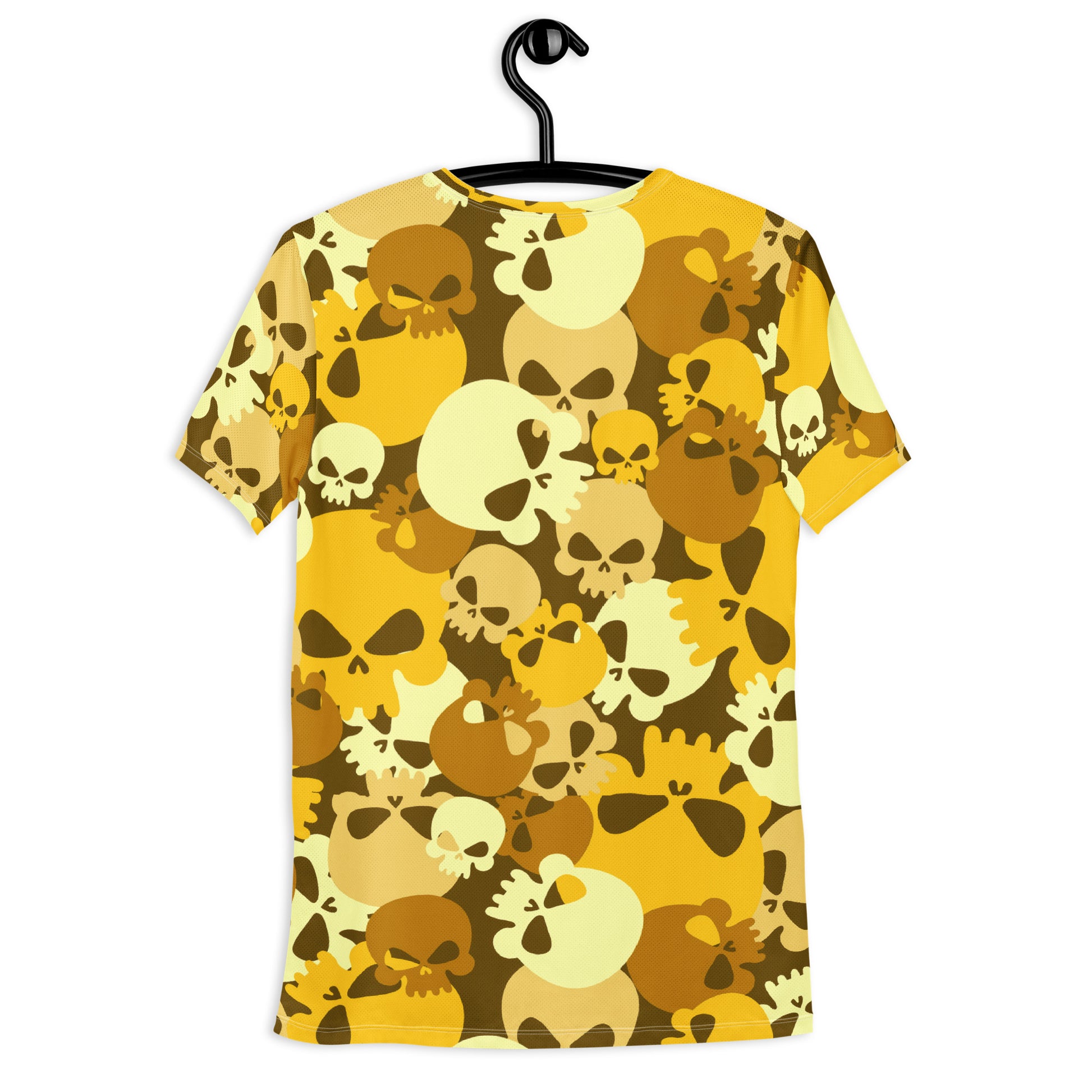 Yellow Skull Sport T-Shirt für Herren Sport T-Shirt JLR Design