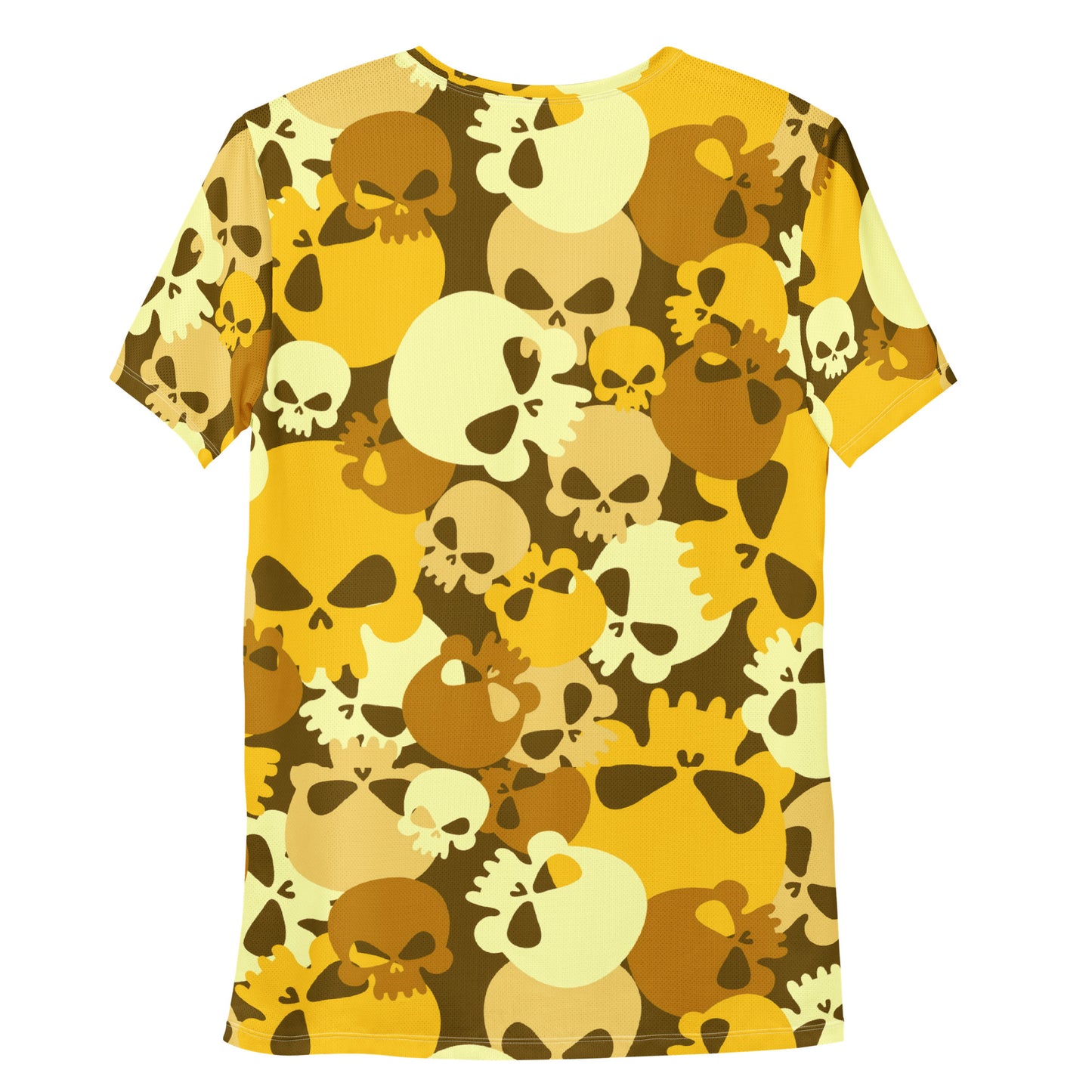 Yellow Skull Sport T-Shirt für Herren Sport T-Shirt JLR Design