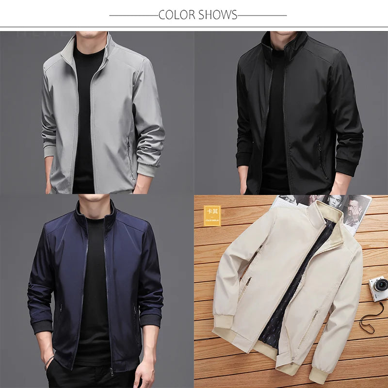 Youth Style Stehkragenjacke – Für den modernen Mann Jacke JLR Design