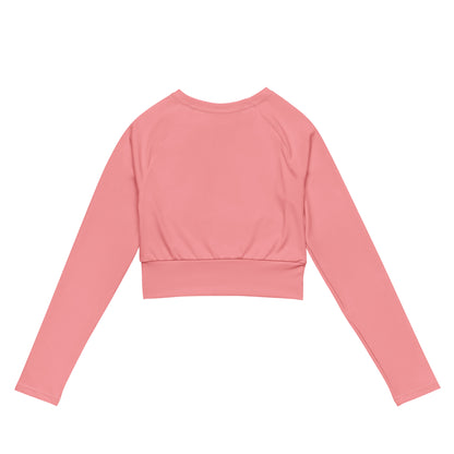 Zufriedener Kawaii Long Sleeve Crop Top Long Sleeve Crop Top JLR Design