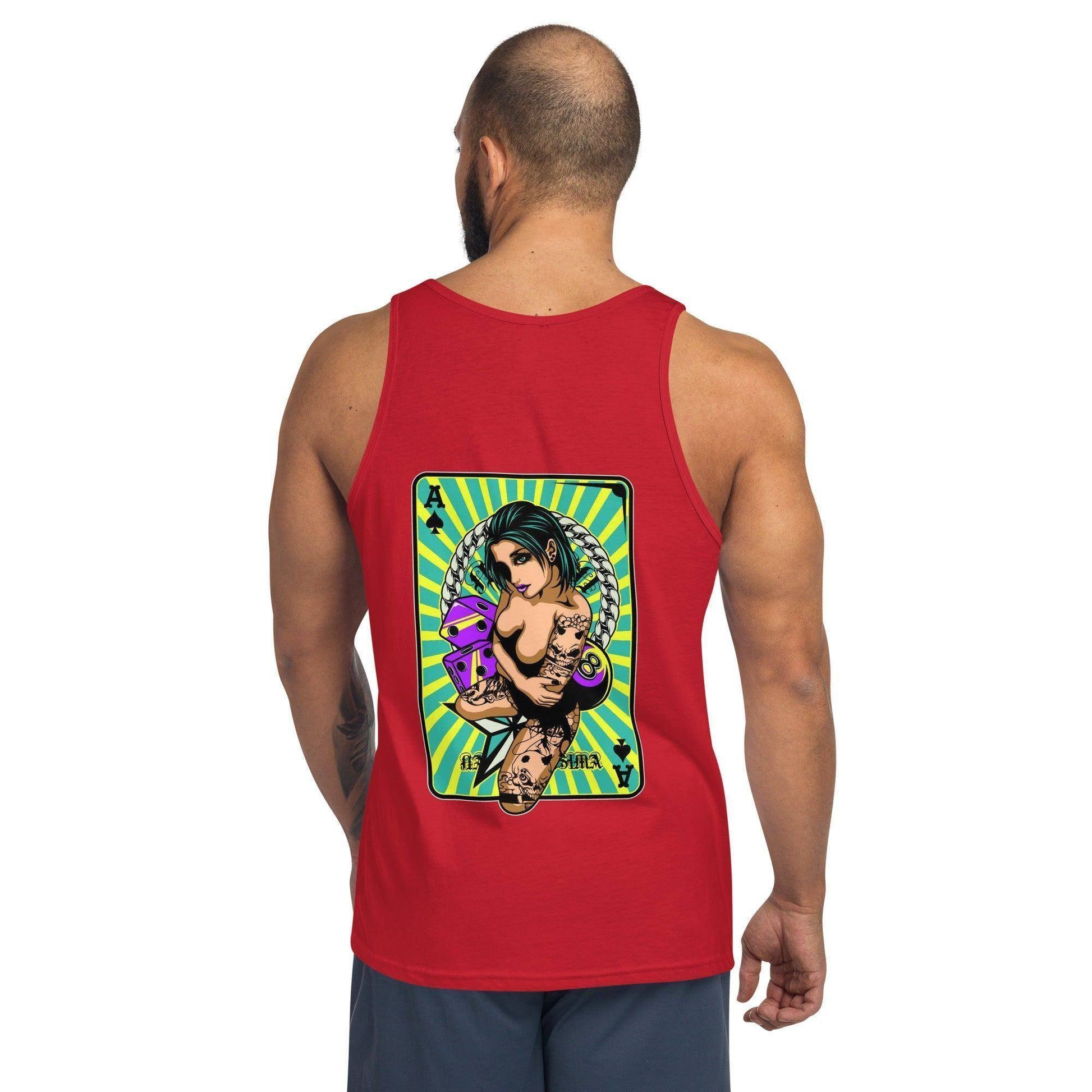 ace-of-spades-herren-tank-top-tank-top-jlr-design-47070 - JLR Design