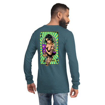 ace-of-spades-langarmshirt-langarmshirt-jlr-design-18733 - JLR Design