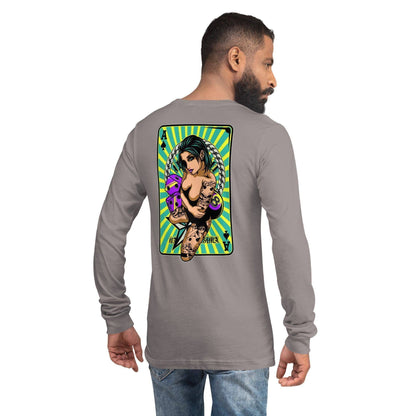 ace-of-spades-langarmshirt-langarmshirt-jlr-design-11331 - JLR Design