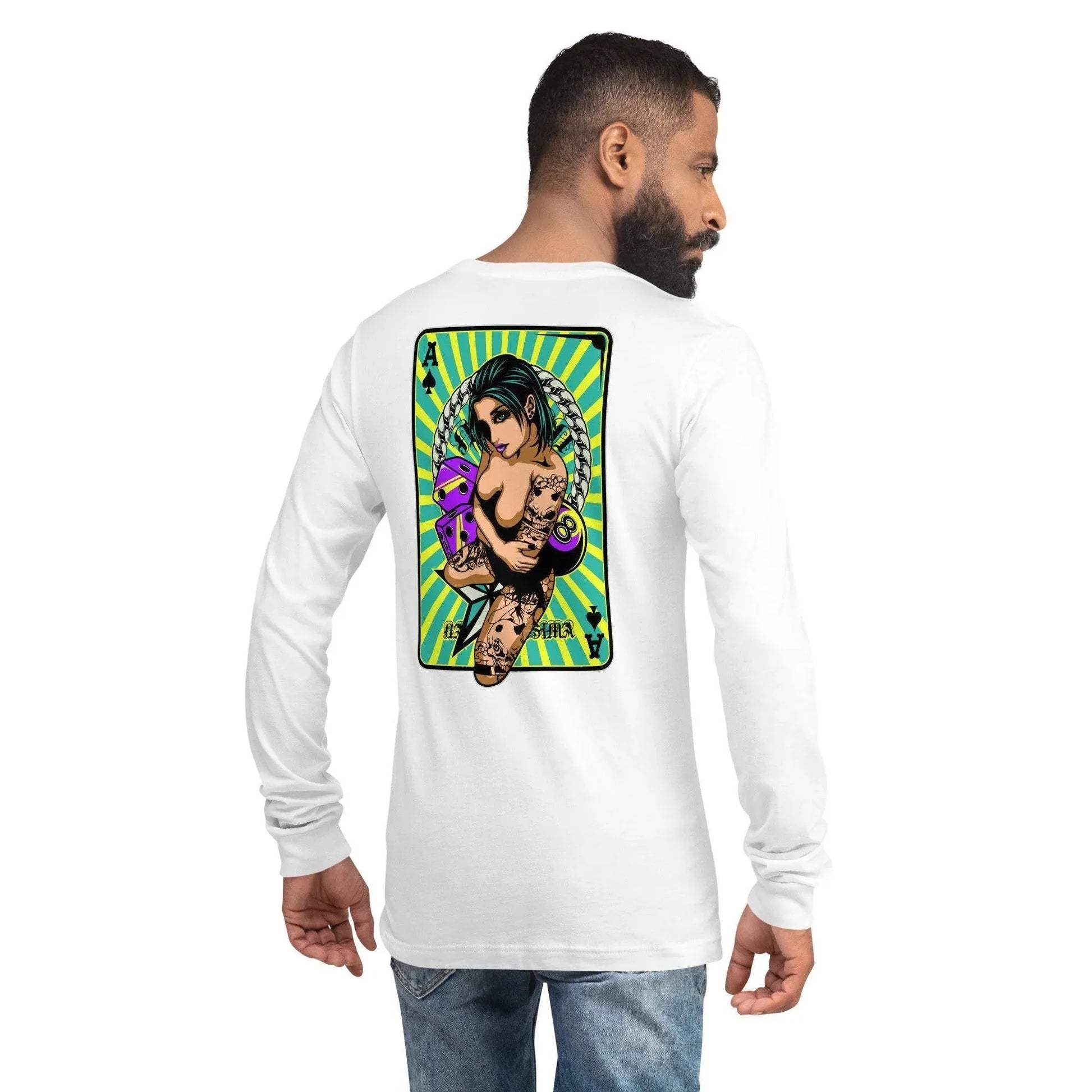 ace-of-spades-langarmshirt-langarmshirt-jlr-design-23572 - JLR Design