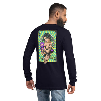 ace-of-spades-langarmshirt-langarmshirt-jlr-design-41739 - JLR Design