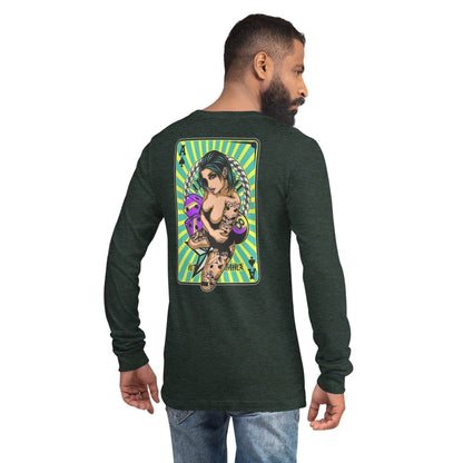 ace-of-spades-langarmshirt-langarmshirt-jlr-design-40819 - JLR Design