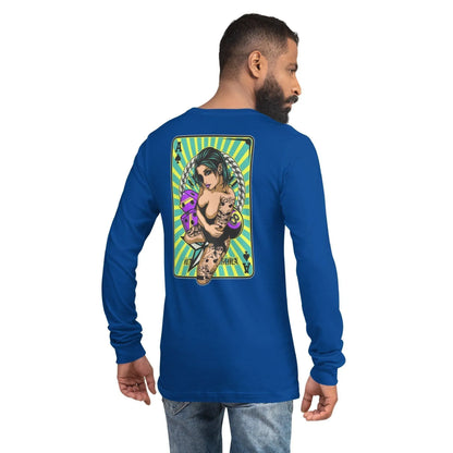 ace-of-spades-langarmshirt-langarmshirt-jlr-design-27614 - JLR Design