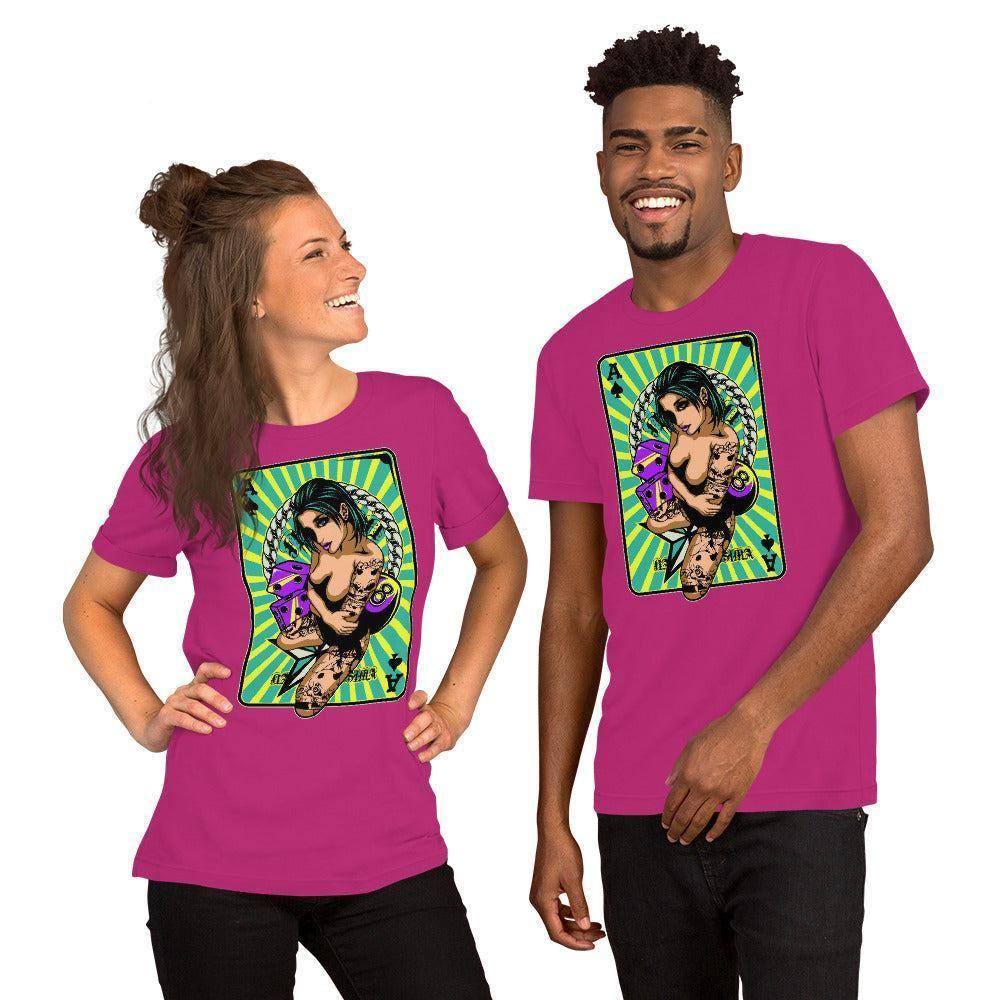 ace-of-spades-t-shirt-t-shirt-jlr-design-88831 - JLR Design