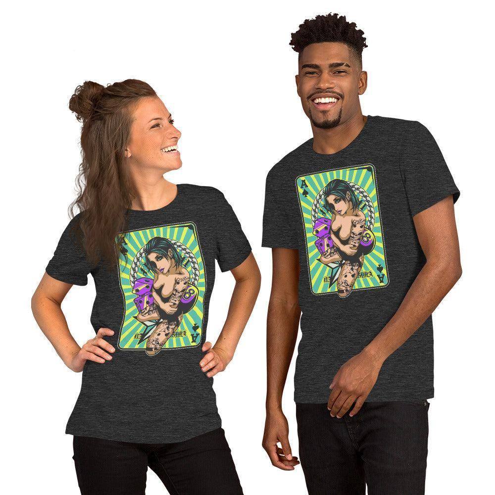 ace-of-spades-t-shirt-t-shirt-jlr-design-28651 - JLR Design