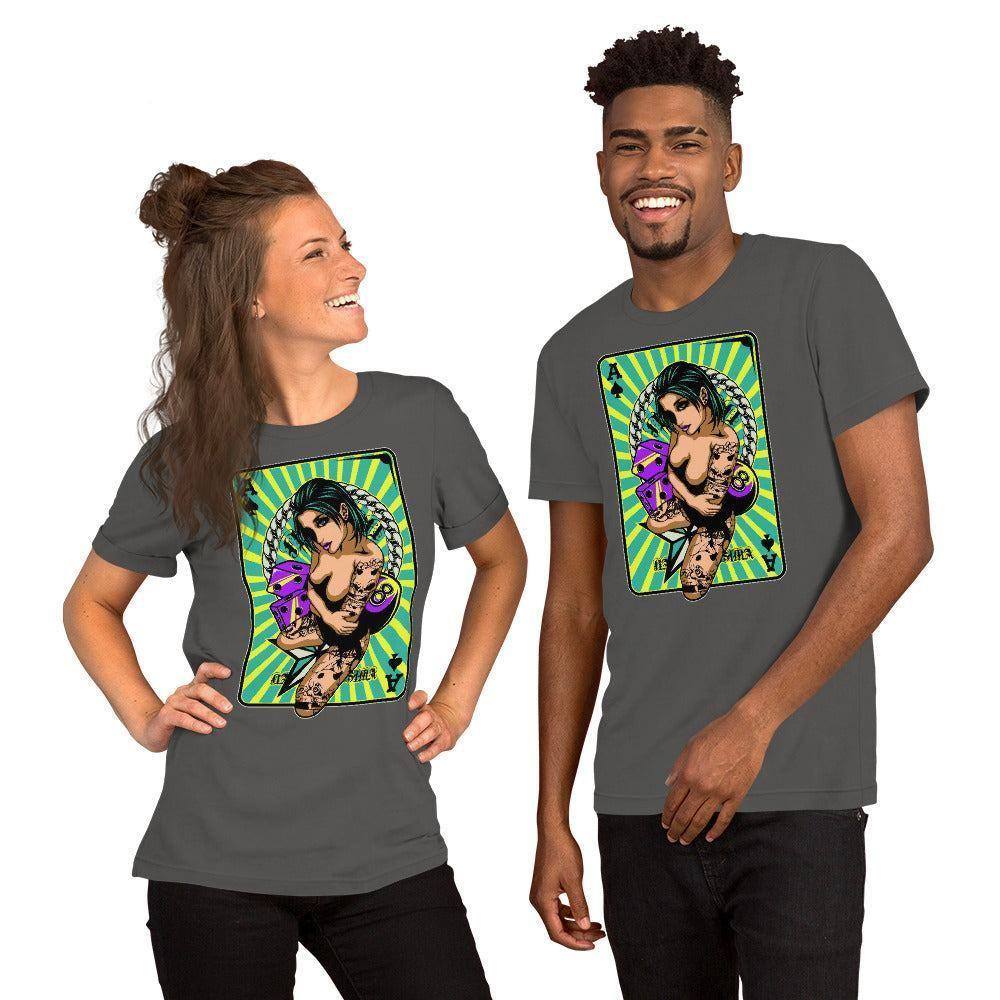 ace-of-spades-t-shirt-t-shirt-jlr-design-97121 - JLR Design