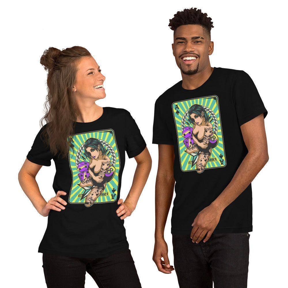 ace-of-spades-t-shirt-t-shirt-jlr-design-66438 - JLR Design