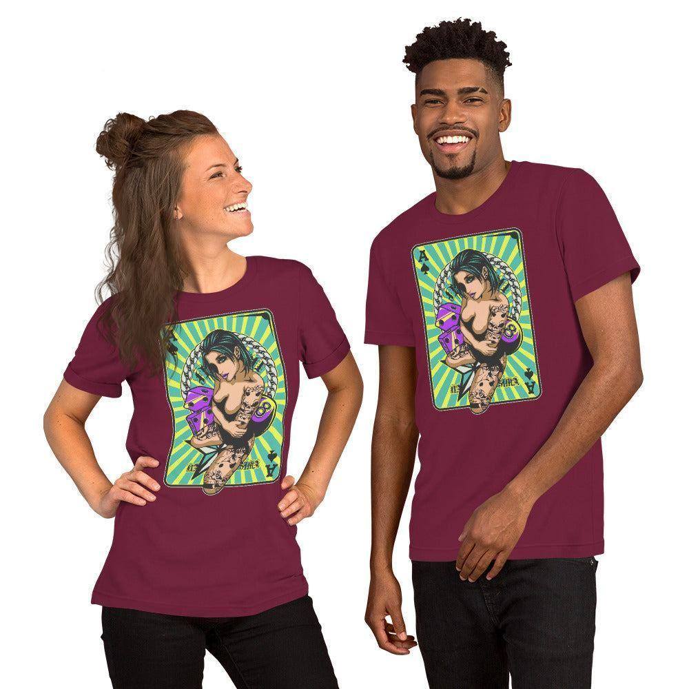 ace-of-spades-t-shirt-t-shirt-jlr-design-31672 - JLR Design