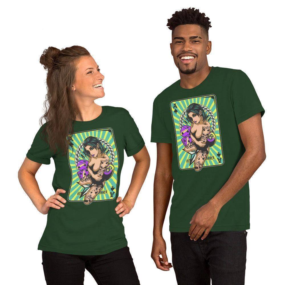 ace-of-spades-t-shirt-t-shirt-jlr-design-45663 - JLR Design