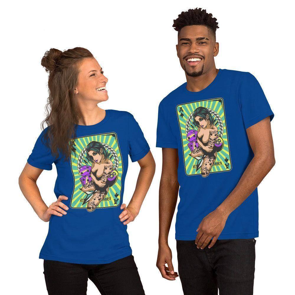 ace-of-spades-t-shirt-t-shirt-jlr-design-67977 - JLR Design