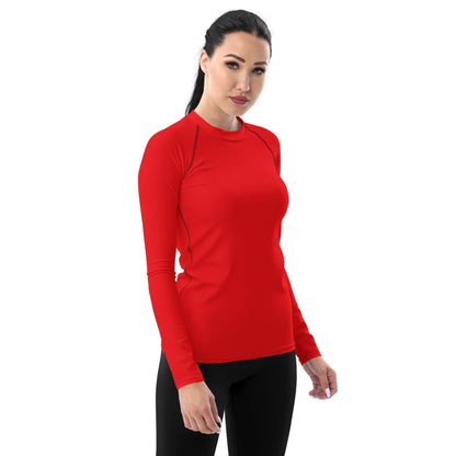 Alizarinrot Damen Rash Guard Rash Guard 54.99 4-Wege, Alizarinrot, Atmungsaktiv, Badebekleidung, bequem, einfarbig, Elastan, Feminin, Flachnaht, Guard, Hautschutz, Kompression, Langarm, Langarmshirt, Männermode, Outdoor, Polyester, Rash, red, rot, Sand, Schwimmen, Sonnenschutz, Sportbekleidung, Strandmode, Stretchstoff, Surfen, trocknend, Wassersport, Wind JLR Design