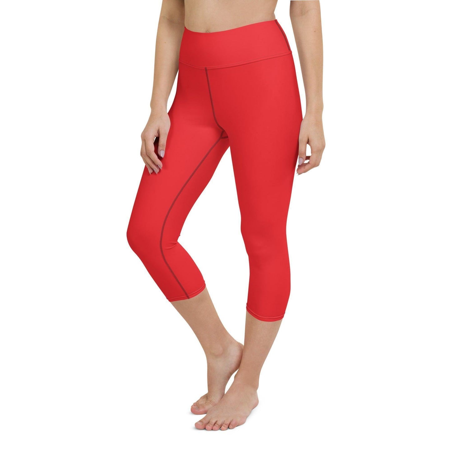 Alizarinrot Damen Yoga Capri Leggings Yoga Capri Leggings JLR Design