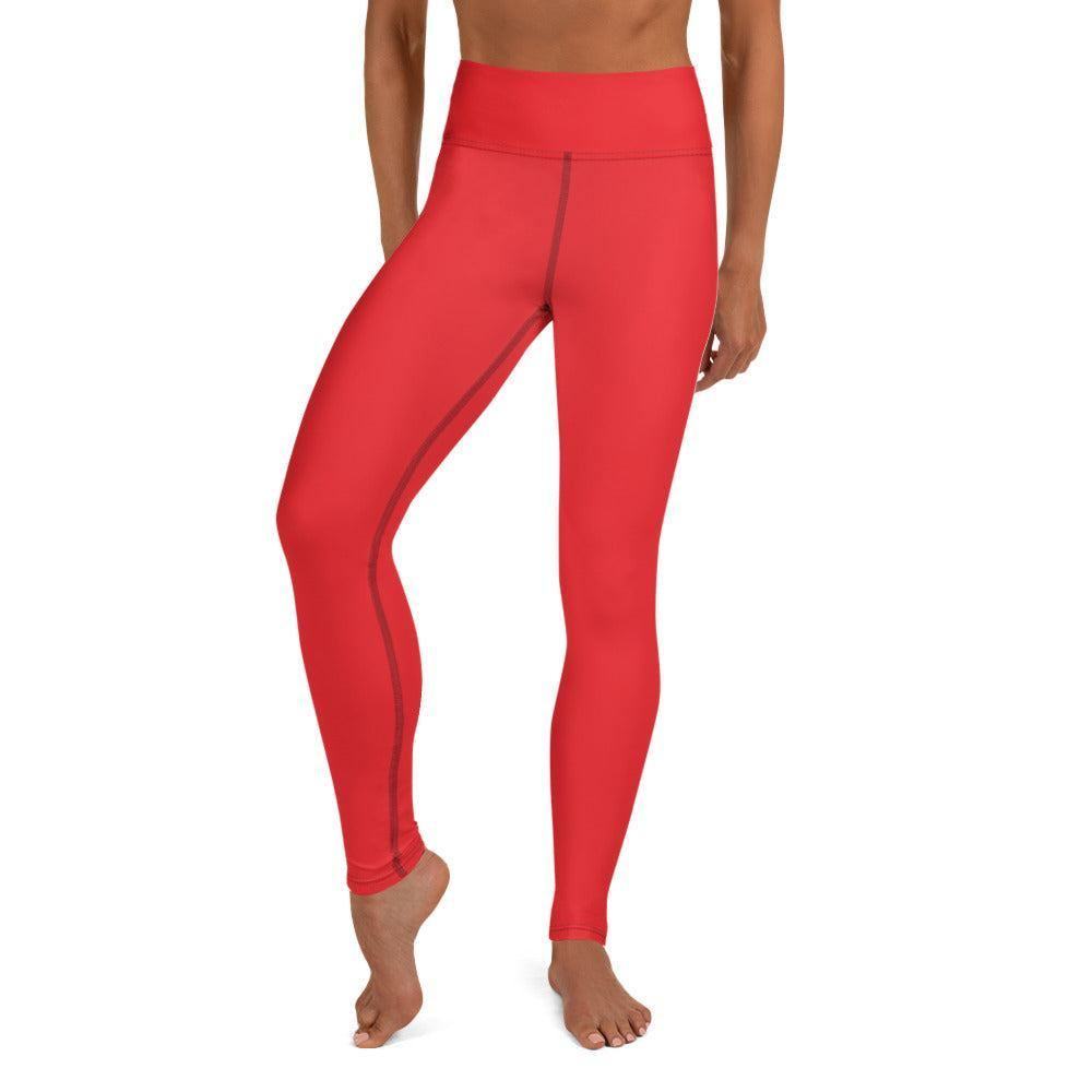Alizarinrot Damen Yoga Leggings Yoga Leggings JLR Design
