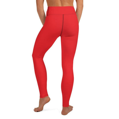Alizarinrot Damen Yoga Leggings Yoga Leggings JLR Design
