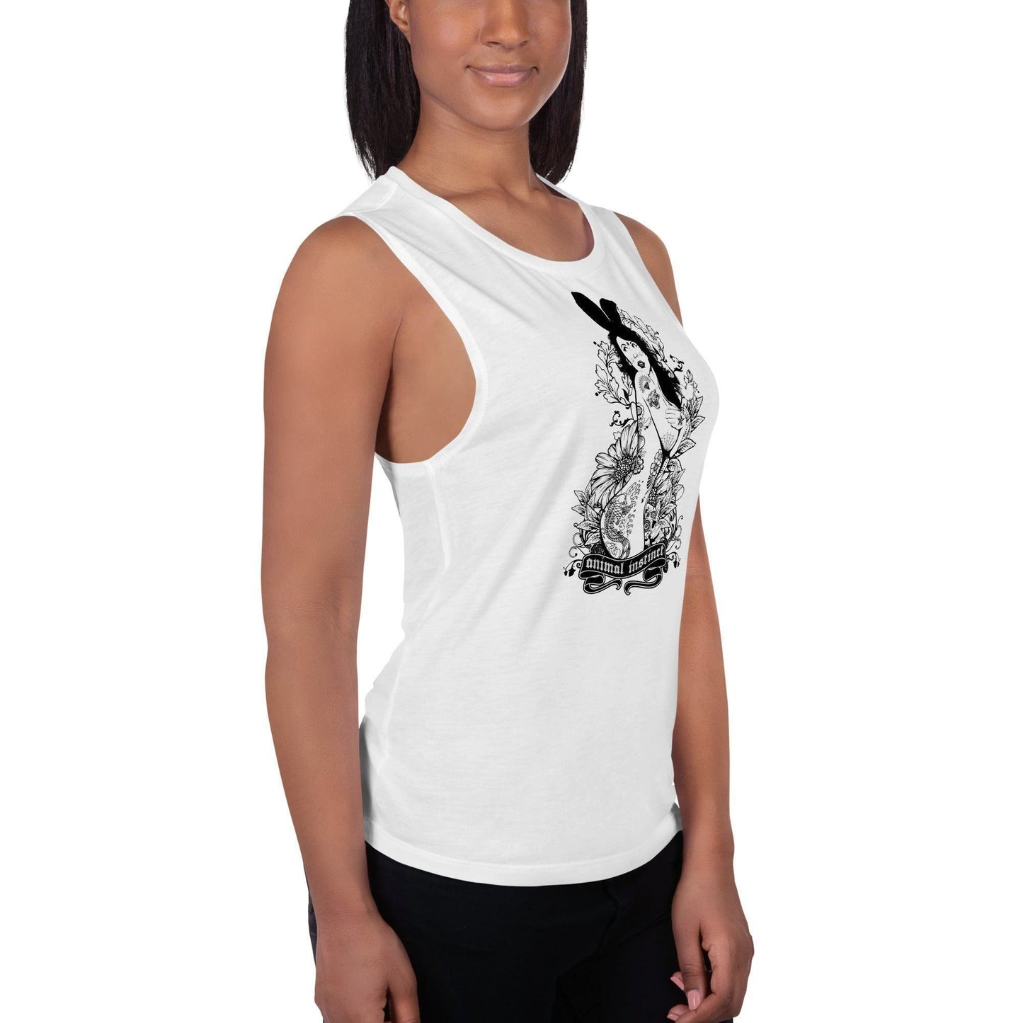 Animal Instinct Damen Tank Top Tank Top 44.99 aktiv, angenehmes, Animal, atmungsaktiv, Ausschnitt, betont, Bewegungsfreiheit, breite, Damen, enganliegend, Farben, Figur, Fitness, Frauen, Gym, Instinct., Look, Muscle, Must-have, Outfit, Polyester, Sommer, Tank, Top, Tragegefühl, Training, Träger, verschiedene, Viskose JLR Design