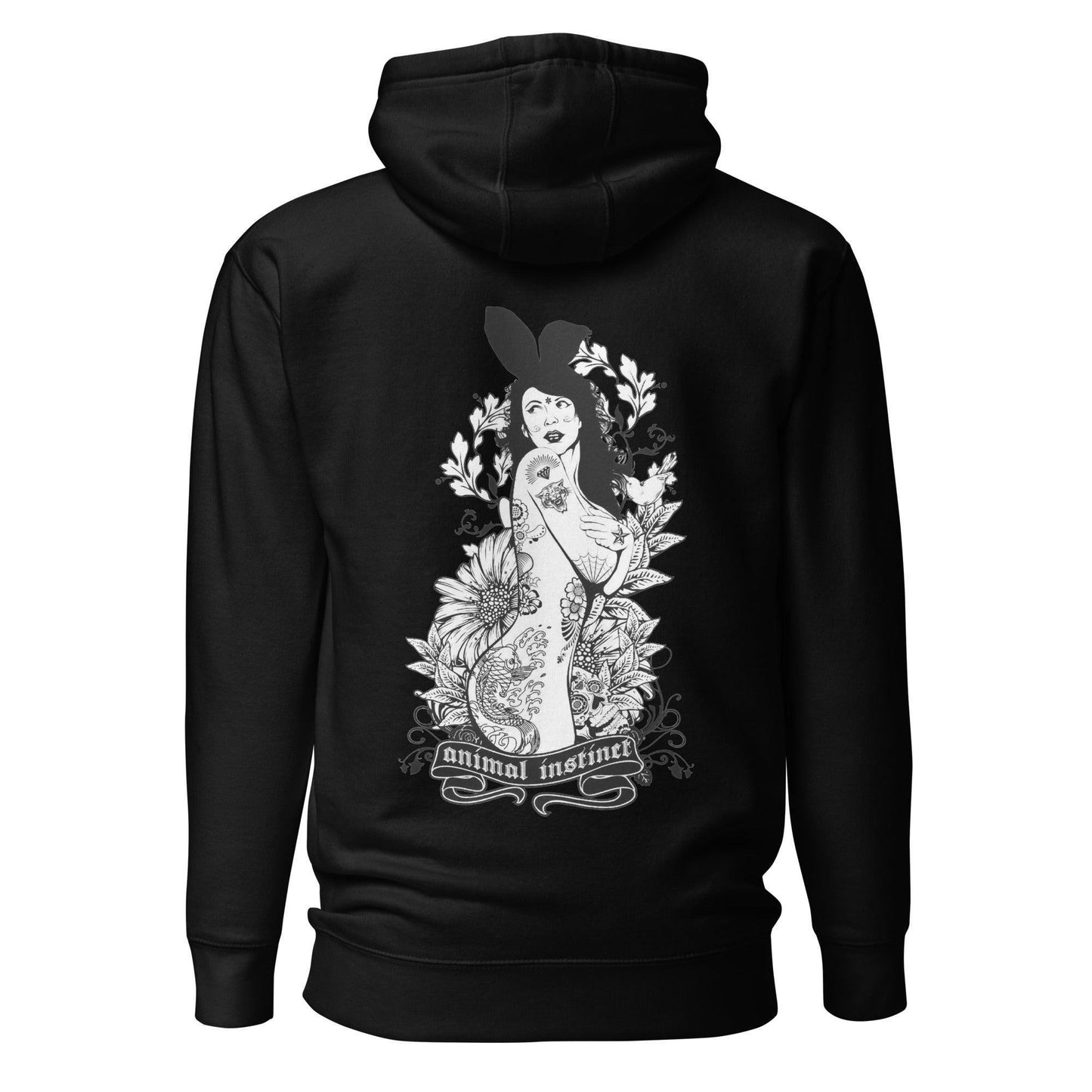 Animal Instinct Hoodie Hoodie 49.99 angenehm, Animal, Außenseite, Baumwolle, Bündchen, Damen, elastische, Frau, Freizeitaktivitäten, gemütlich, Haut, Herren, Hoodie, ideal, Instinct, Kapuzenpullover, Komfort, Kängurutasche, lässige, Mann, Material, optimaler, Passform, stylisch, Unisex, weiches JLR Design