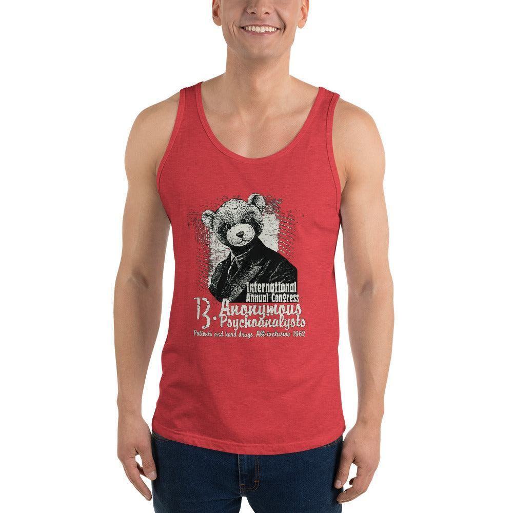 Anonymous Psychoanalysts Herren Tank Top Tank Top 44.99 Aktivität, Anonymous, atmungsaktiv, Baumwolle, bequem, Bewegungsfreiheit, Blend, Damen, Design, Fitness, Fitnessstudio, Gy, Herren, hochwertige, körperbetonte, Materialien, Muskeln, Passform, Psychoanalysts, Seitennähte, Sport, Tank, Top, Tragegefühl, Training, Tri, Unisex, Viskose JLR Design