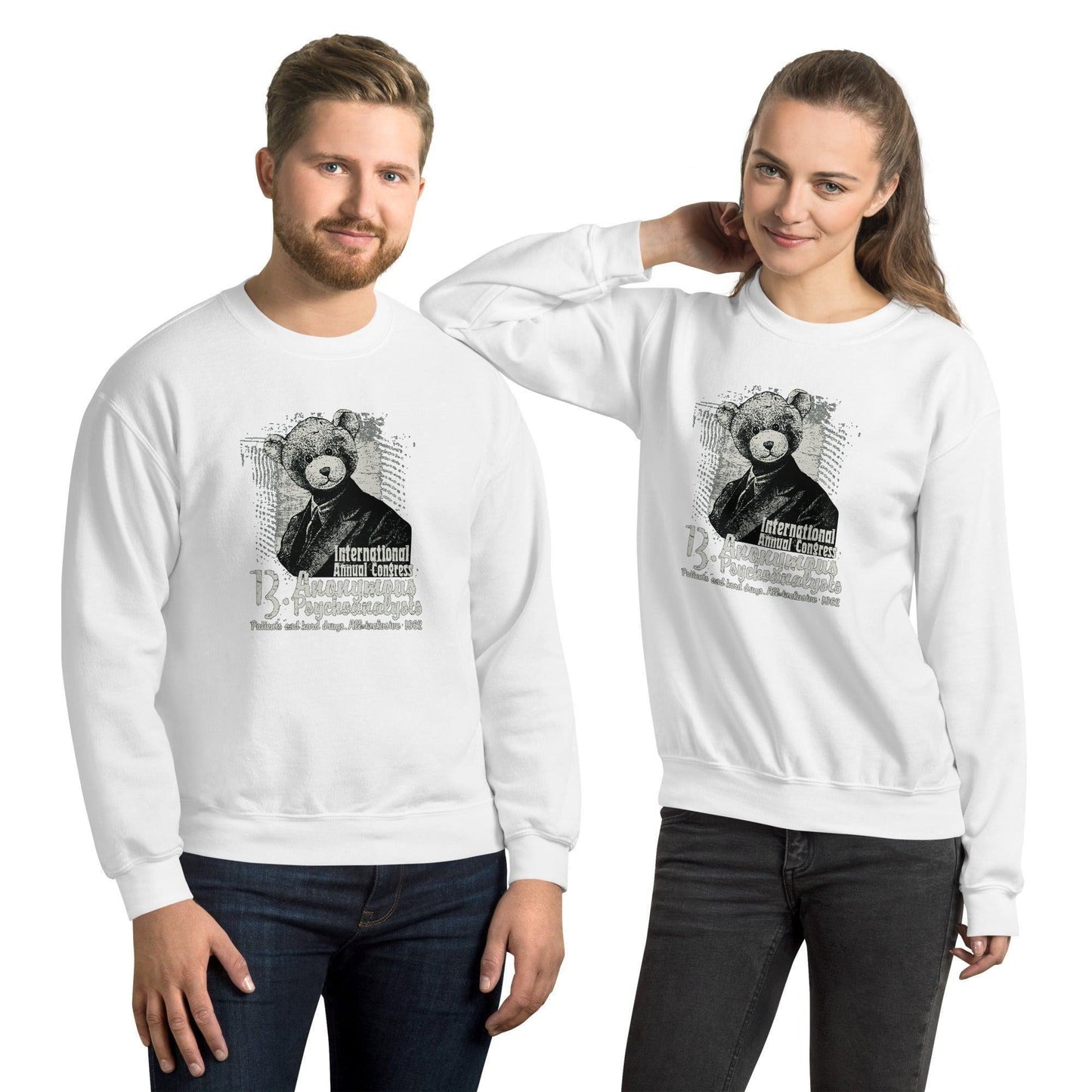 Anonymous Psychoanalysts Pullover Pullover 39.99 Allrounder, angenehmes, Anonymous, Baumwolle, Begleiter, Damen, Design, doppelnaht, feingesticktes, Fleece, Frau, hergestellt, Herren, hochwertige, kalte, Kleiderschrank, kombinieren, kuschelig, lässiger, Mann, Outfit, Polyester, Psychoanalysts, Pullover, Rippausschnitt, Saum, Schnitt, Tage, Trageerlebnis, Tragegefühl, vielseitig, warm, zeitloses, Ärmelbündchen JLR Design