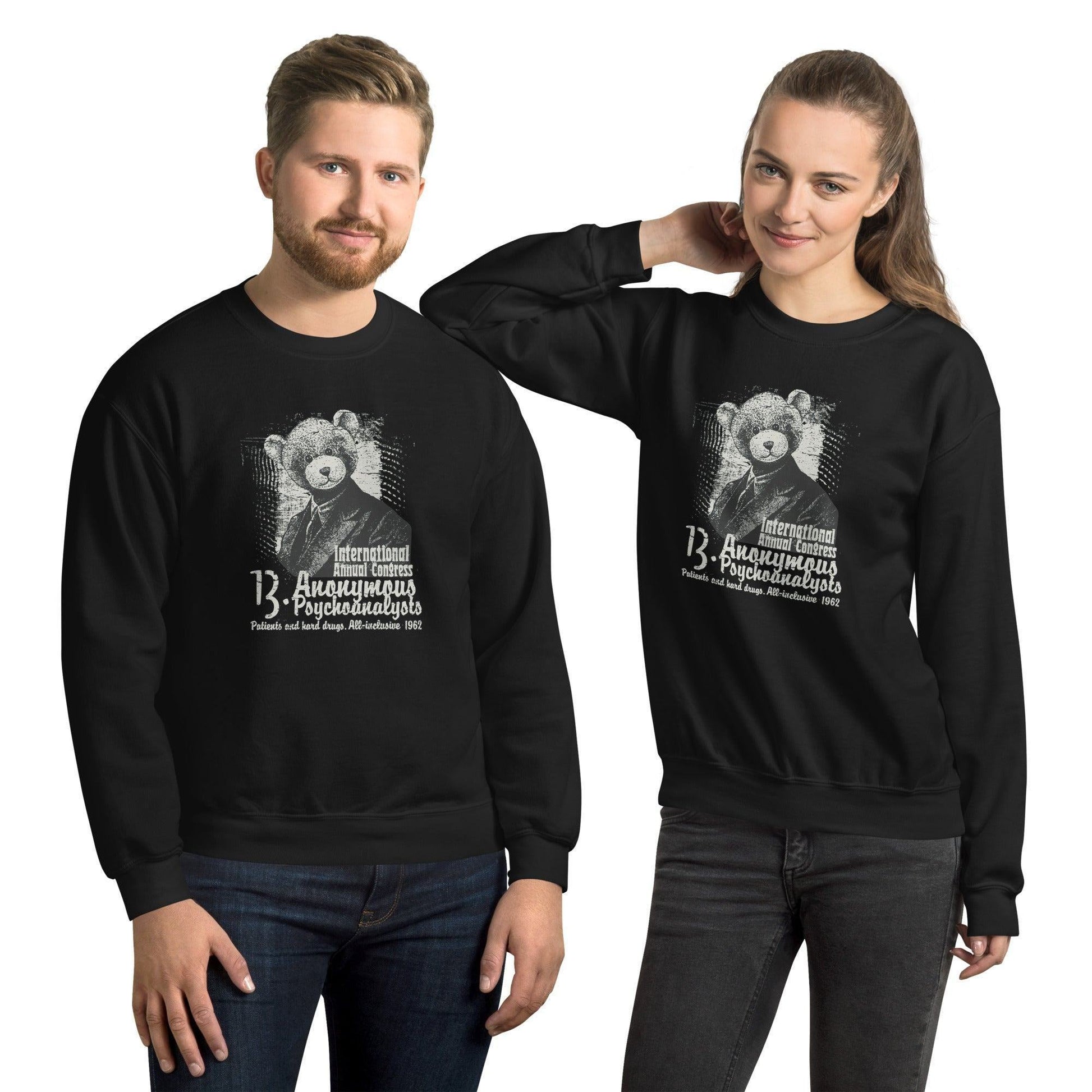 Anonymous Psychoanalysts Pullover Pullover 39.99 Allrounder, angenehmes, Anonymous, Baumwolle, Begleiter, Damen, Design, doppelnaht, feingesticktes, Fleece, Frau, hergestellt, Herren, hochwertige, kalte, Kleiderschrank, kombinieren, kuschelig, lässiger, Mann, Outfit, Polyester, Psychoanalysts, Pullover, Rippausschnitt, Saum, Schnitt, Tage, Trageerlebnis, Tragegefühl, vielseitig, warm, zeitloses, Ärmelbündchen JLR Design