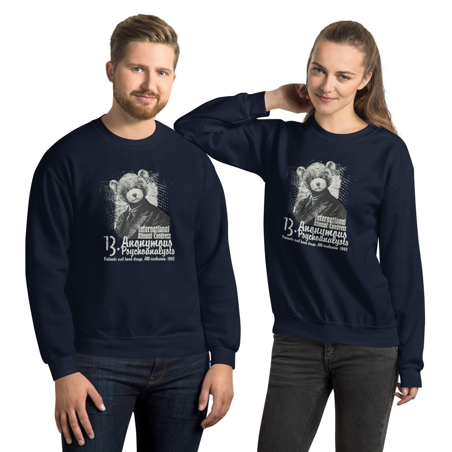 Anonymous Psychoanalysts Pullover Pullover 39.99 Allrounder, angenehmes, Anonymous, Baumwolle, Begleiter, Damen, Design, doppelnaht, feingesticktes, Fleece, Frau, hergestellt, Herren, hochwertige, kalte, Kleiderschrank, kombinieren, kuschelig, lässiger, Mann, Outfit, Polyester, Psychoanalysts, Pullover, Rippausschnitt, Saum, Schnitt, Tage, Trageerlebnis, Tragegefühl, vielseitig, warm, zeitloses, Ärmelbündchen JLR Design