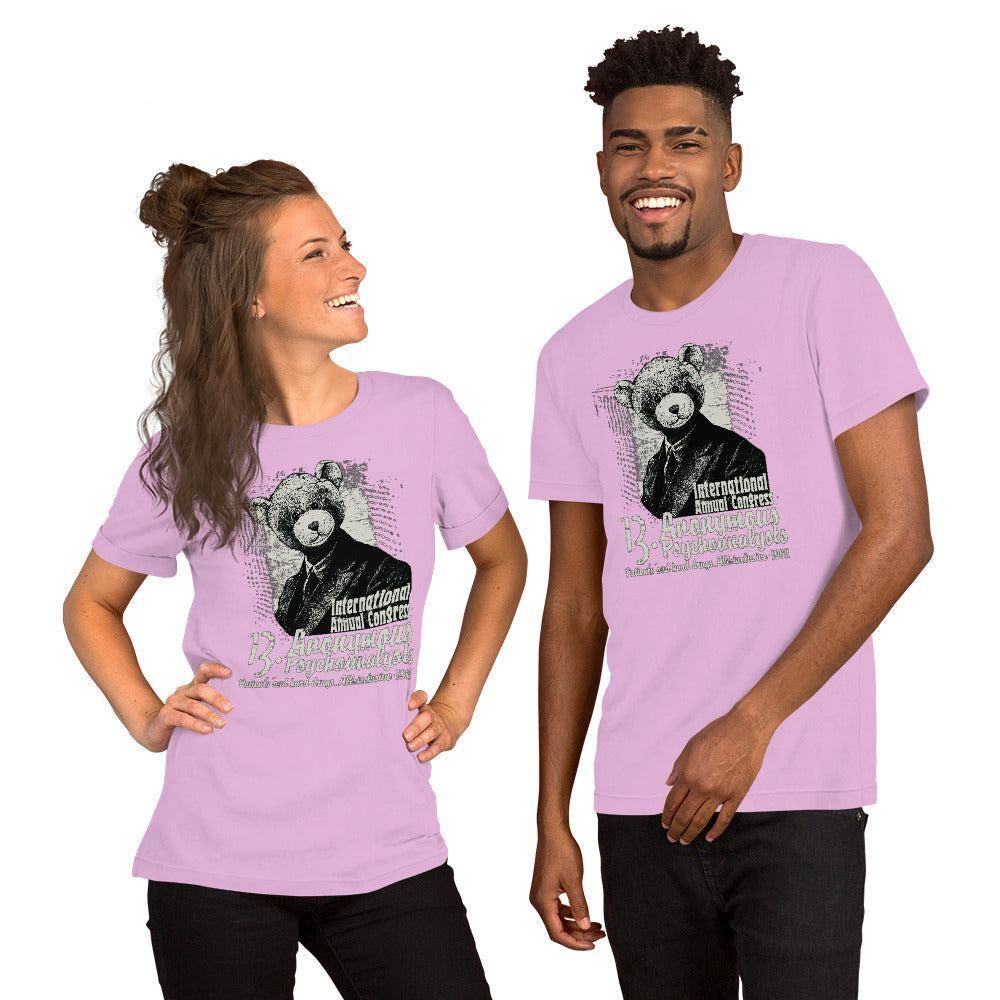 Anonymous Psychoanalysts T-Shirt T-Shirt 41.99 Airlume, Alltagskleidung, Anlässe, Anonymous, atmungsaktiv, Baumwolle, bequem, Bär, Damen, Druck, einfach, Farben, Fasern, Fitness, Frau, Garderobe, grafisch, Gym, hautfreundlich, Herren, Kleidungsstück, Komfort, Mann, Material, Passform, Polyester, Psychoanalysts, Qualität, ringegesponnene, Schlafen, Schriftzug, Schulter, Seitennaht, Solide, Sommer, Sport, Strapazierfähigkeit, T-Shirt, Taping, unifarben, Unisex, Vielfalt, vorgeschrumpftes, weich JLR Design