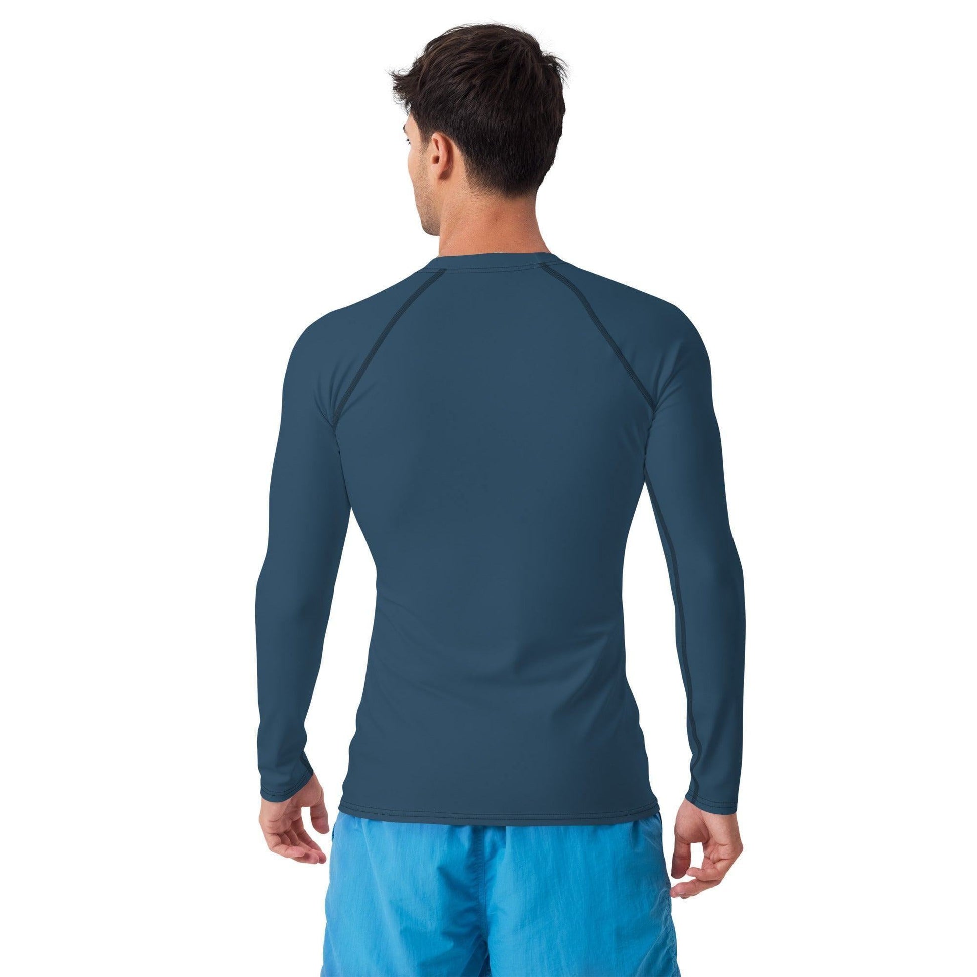 Arapawa Herren Rash Guard Rash Guard 54.99 4-Wege, Arapawa, Atmungsaktiv, bequem, blau, blue, einfarbig, Elastan, Flachnaht, Guard, Hautschutz, Kompression, Langarmshirt, Männermode, Outdoor, Polyester, Rash, Sand, Schwimmen, Sonnenschutz, Sportbekleidung, Strandmode, Stretchstoff, Surfen, trocknend, Wassersport, Wind JLR Design