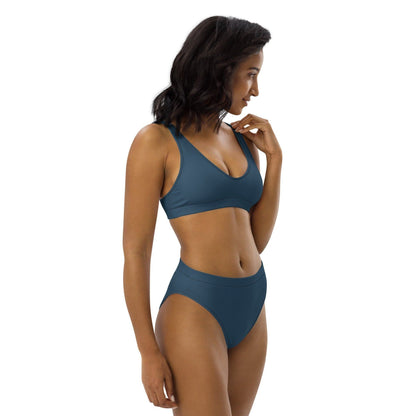 Arapawa High Waist Bikini Bikini 49.99 Arapawa, Bikini, blau, blue, Design, einfarbig, Einlagen, Elastan, Fashion, GRS, High, Mode, Passform, Polyester, Style, UPF50, Waist, zweilagig, zweitilig, Ökotex JLR Design