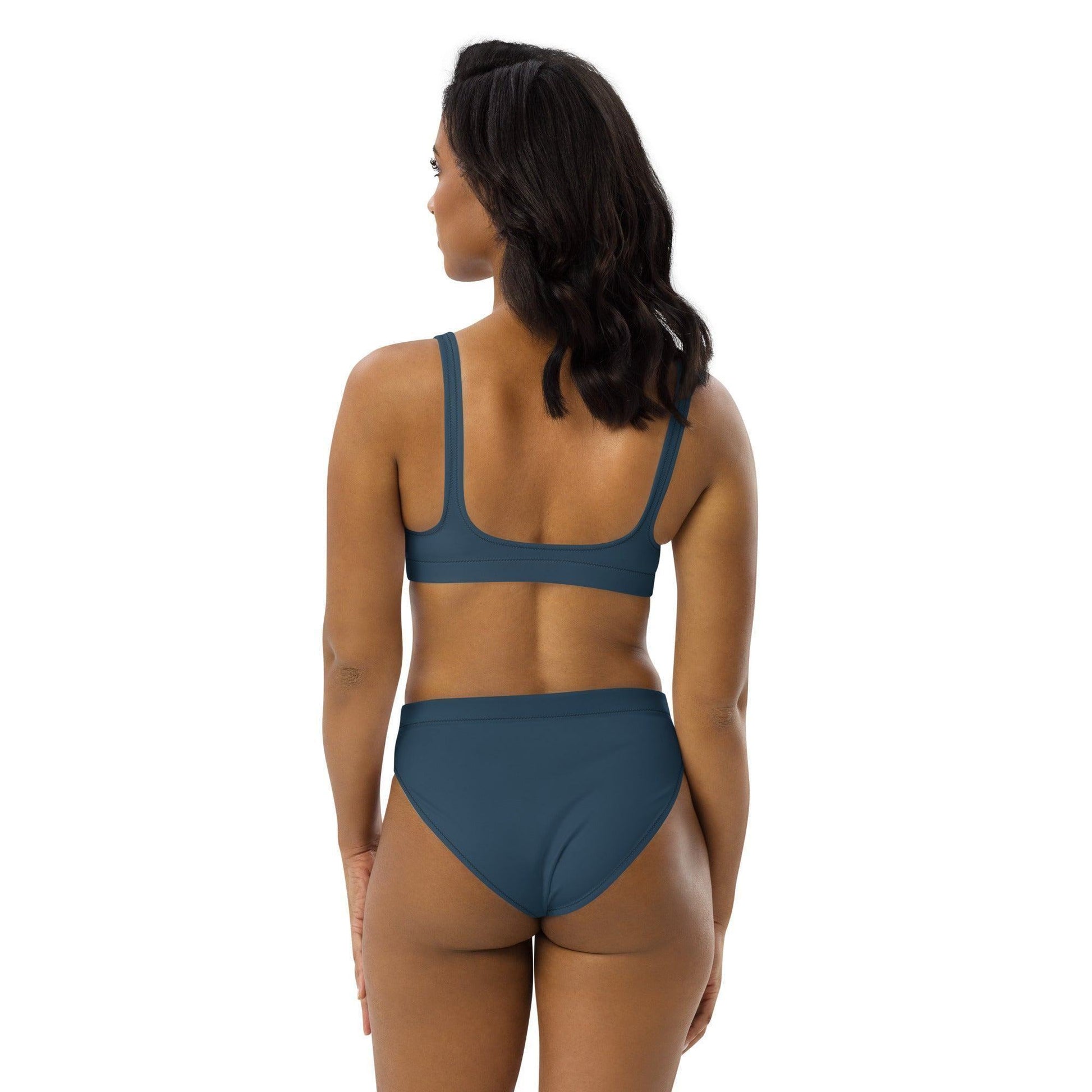 Arapawa High Waist Bikini Bikini 49.99 Arapawa, Bikini, blau, blue, Design, einfarbig, Einlagen, Elastan, Fashion, GRS, High, Mode, Passform, Polyester, Style, UPF50, Waist, zweilagig, zweitilig, Ökotex JLR Design