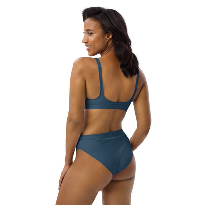 Arapawa High Waist Bikini Bikini 49.99 Arapawa, Bikini, blau, blue, Design, einfarbig, Einlagen, Elastan, Fashion, GRS, High, Mode, Passform, Polyester, Style, UPF50, Waist, zweilagig, zweitilig, Ökotex JLR Design