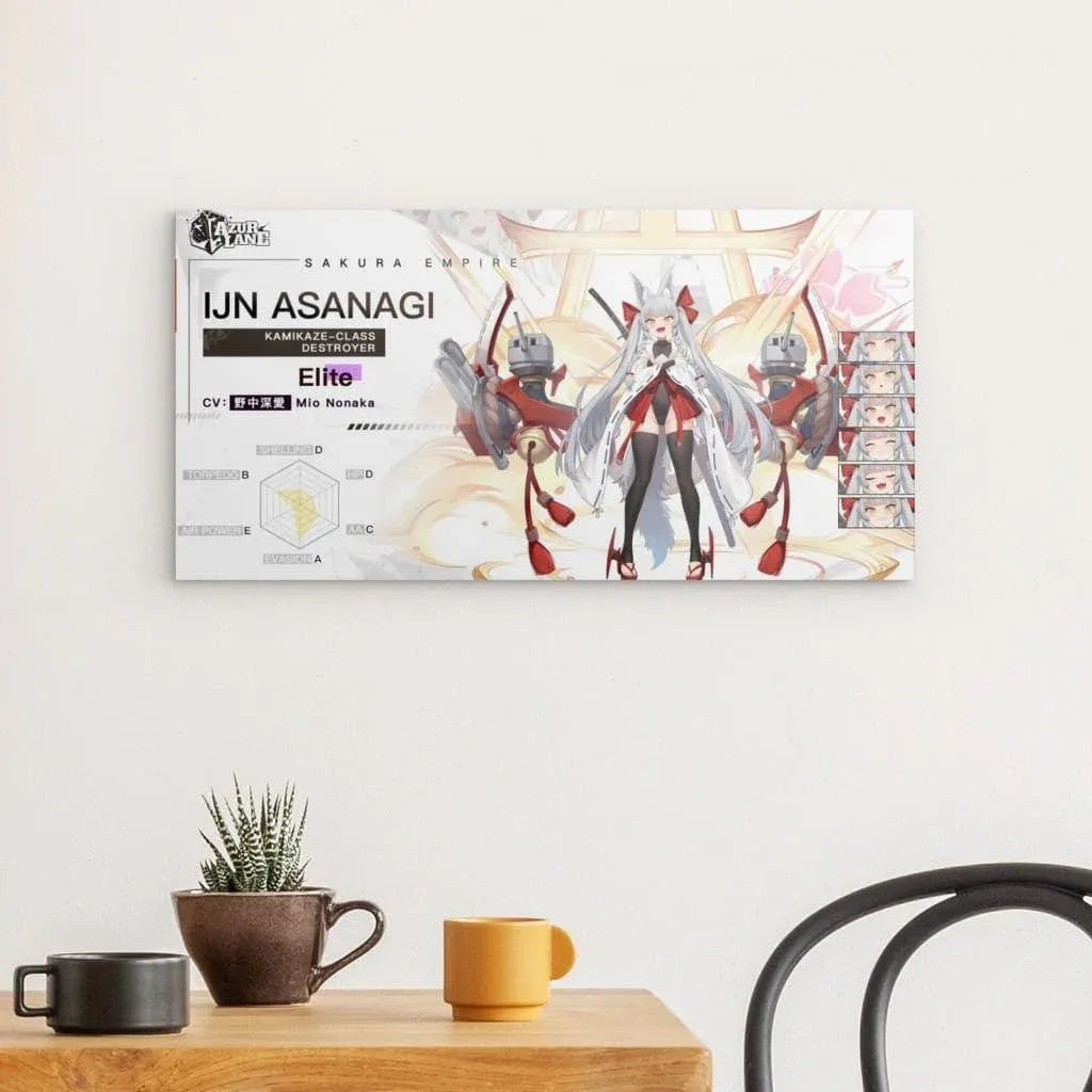 azur-lane-poster-charakter-ijn-asanagi-poster-jlr-design-45498 - JLR Design