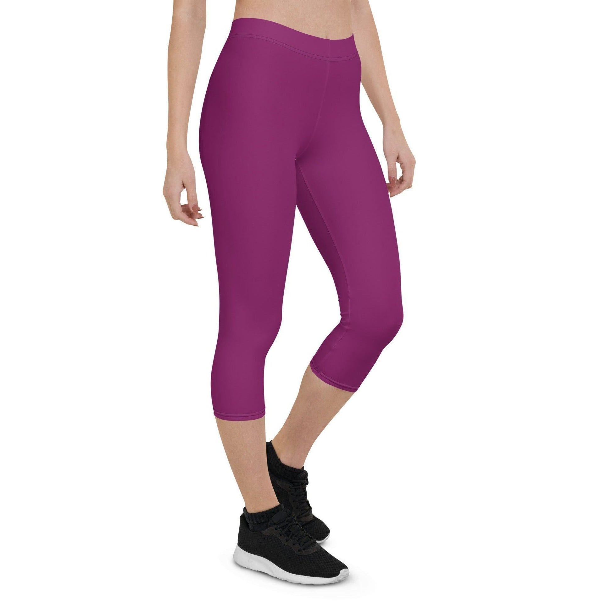 Aubergine Damen Capri Leggings Capri Leggings 49.99 Alltag, Aubergine, bequem, Capri, Damen, Design, einfarbig, Elastan, enganliegend, entspannen, Leggings, Mikrofasergarn, Mode, modisch, Outdoor, Passform, Polyester, Sport, Stil, Style, USF50, verkürzt, vielseitig, Vier-Wege-Stretch JLR Design