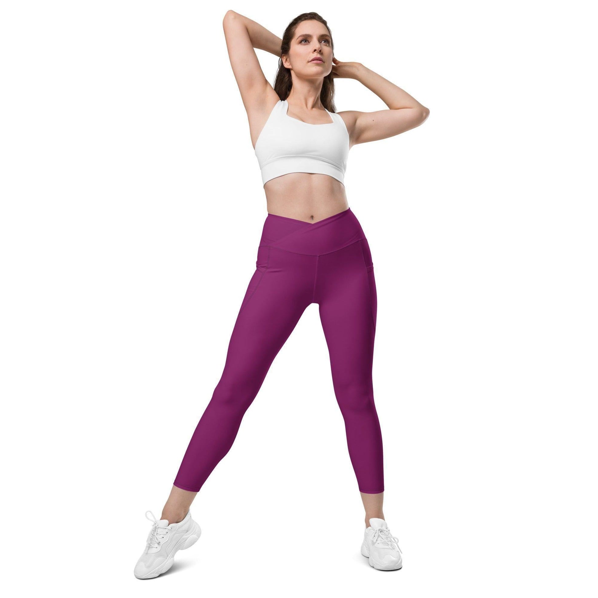 Aubergine Damen V-Bund Leggings mit Taschen V-Bund Leggings 59.99 1 Tasche auf jeder Seite, atmungsaktives Material, Aubergine, Damen, Design, einfarbig, Elastan, Fashion, Hoch tailliert, hoher Tragekomfort, Komfort, Mode, OEKOTEX100, Outfit, Polyester, schmeichelhafter Schnitt, Style, UPF50, V-Bund Leggings JLR Design