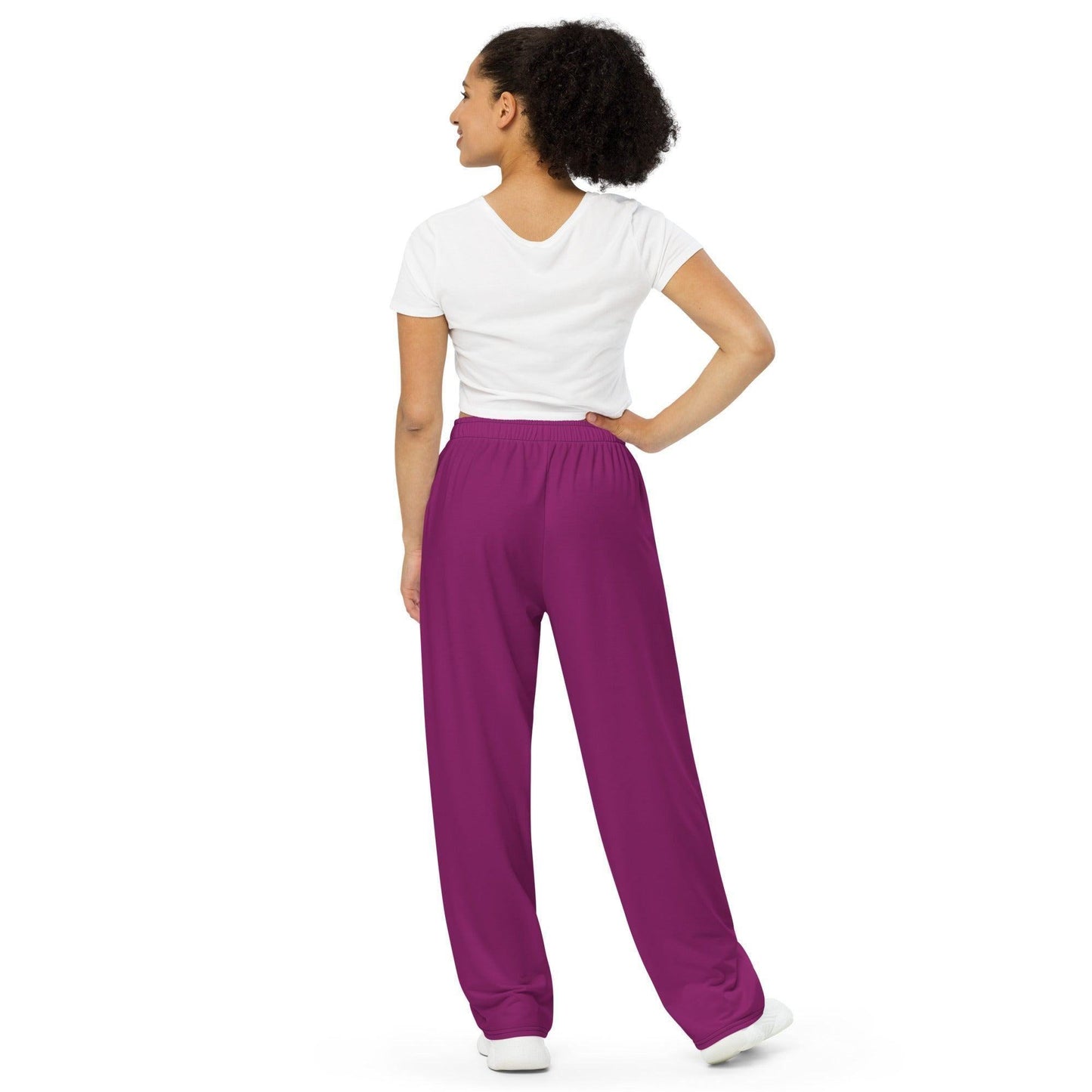 Aubergine Hose mit weitem Bein Hose mit weitem Bein 53.99 atmungsaktiv, Aubergine, Bein, beont, Bewegungsfreiheit, einfarbig, Elastan, Figur, Hose, Komfort, Kordelzug, leicht, Look, Loungewear, luftige, lässig, OEKOTEX100, optisch, Passform, Polyester, Pyjama, Seitentaschen, Sommer, Stoff, stretch, Taille, weitem JLR Design